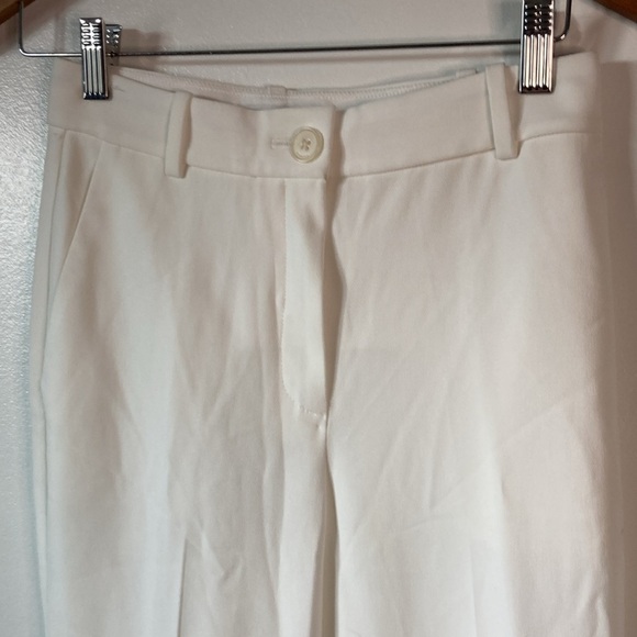 Aritzia Babaton High Waisted White Trouser Pants Size 2 (as Is) - Picture 2 of 10